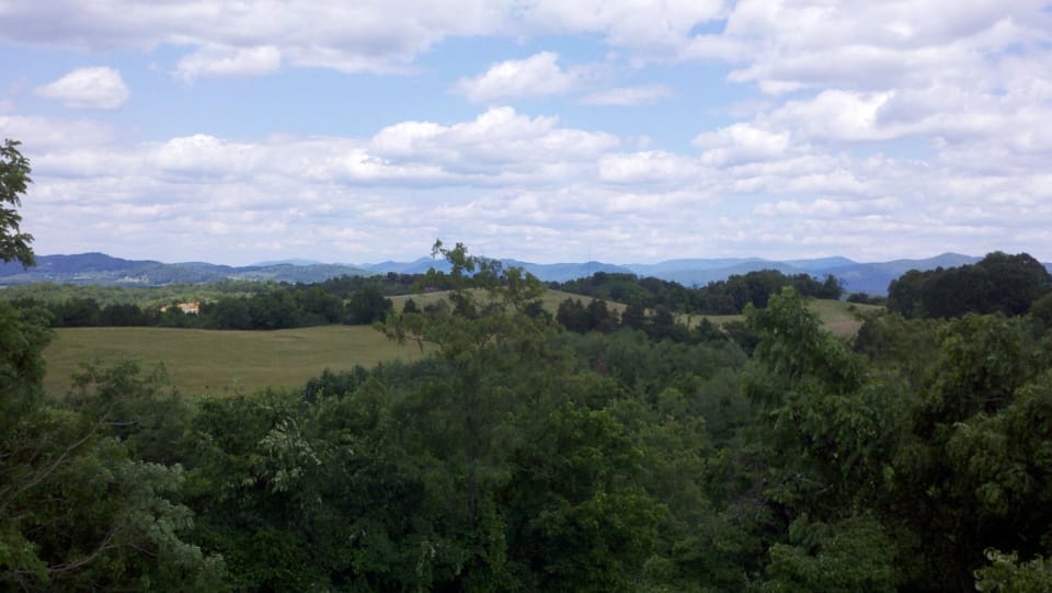 East to the Blue Ridge in summer