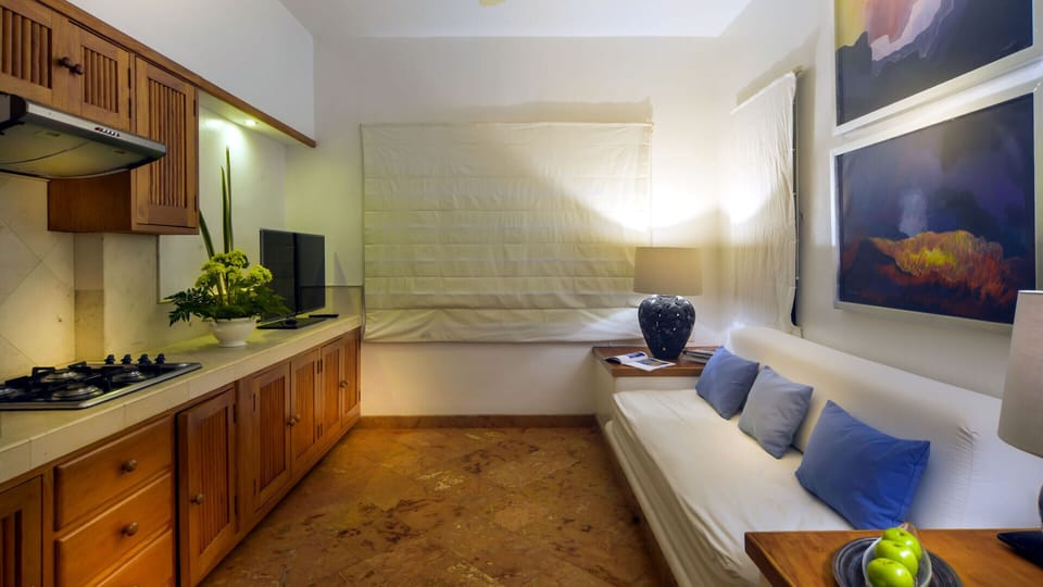 Sayulita living and kitchenette in second floor