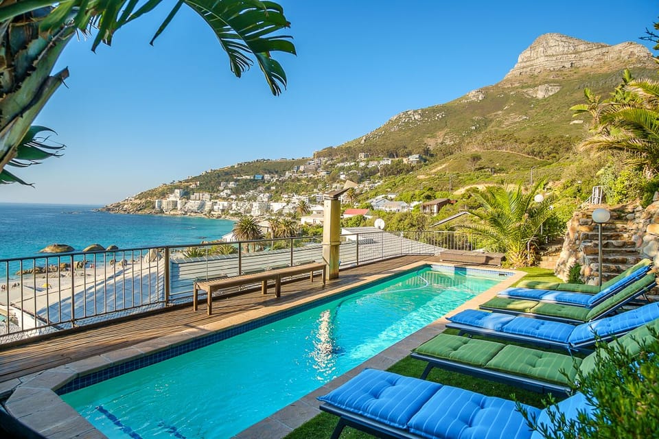 Private pool on separate level