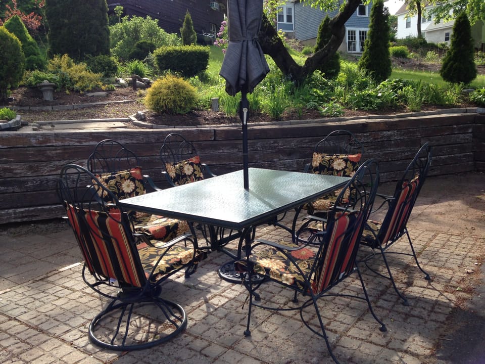 Shared Patio overlooking Owner's Garden.