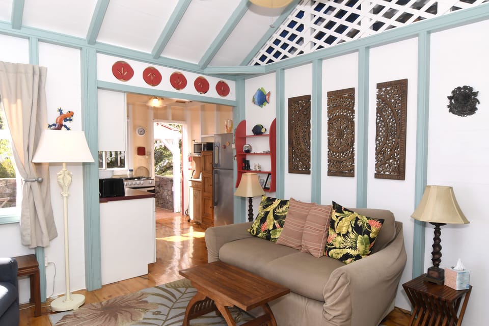 Kitchen, seen from the living room