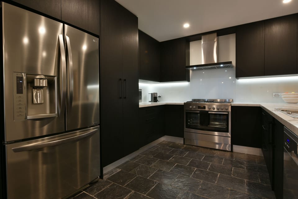 Kitchen with brand new and top of the range appliances