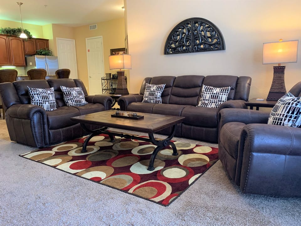 Just the living room is the size of a regular hotel room!