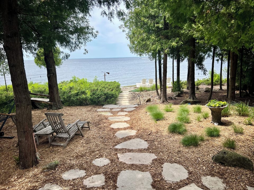 Path to the shore
