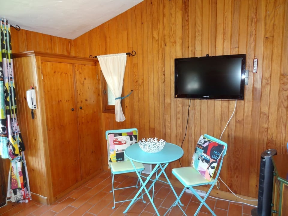 Television  and seating in Studio