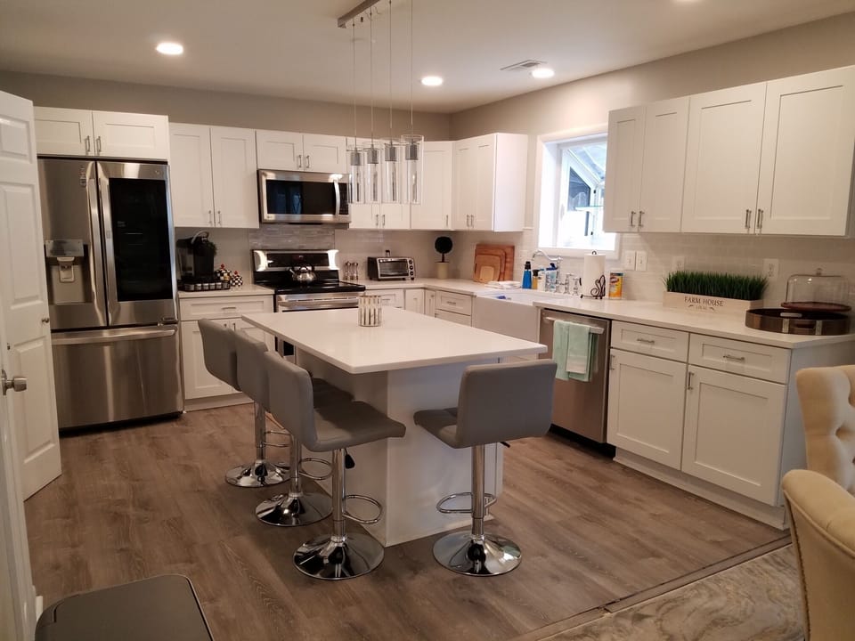 Newly renovated kitchen.
