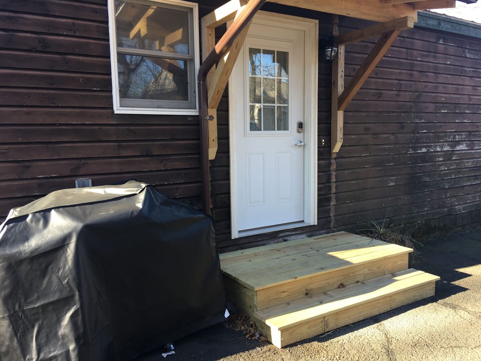Back of house and main entrance 