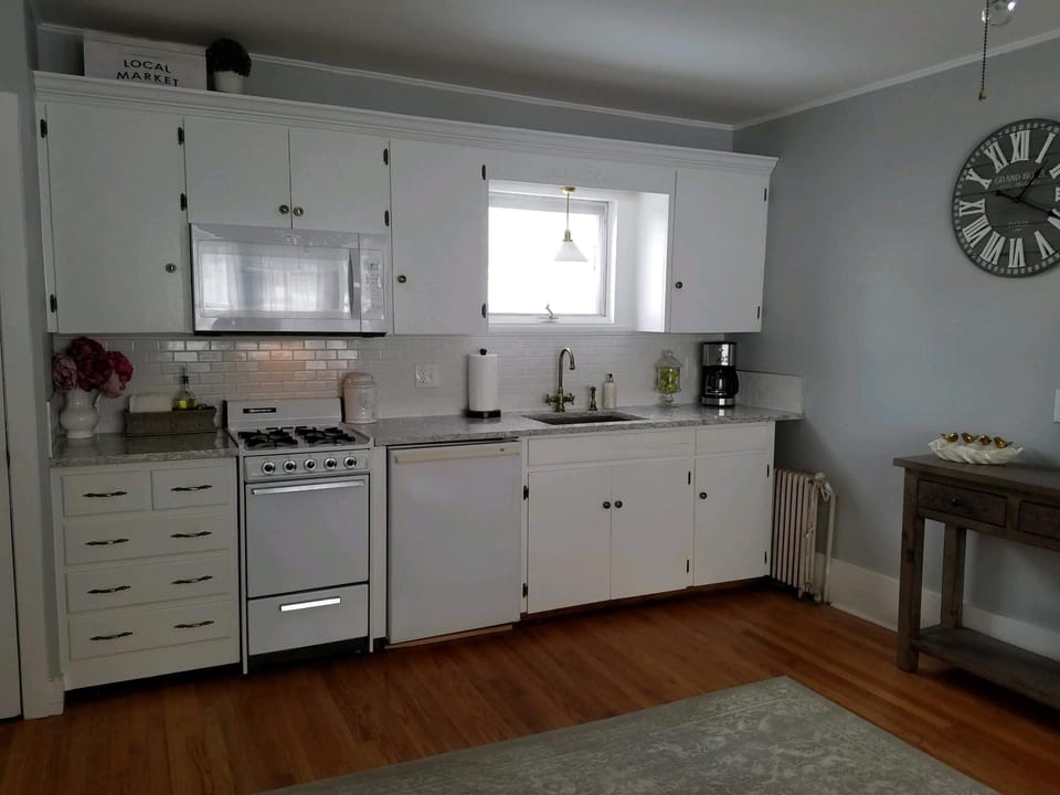 This home has two kitchens. This is the kitchenette area
