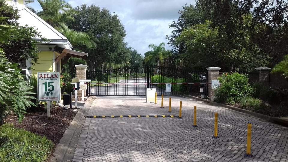 Gated entrance