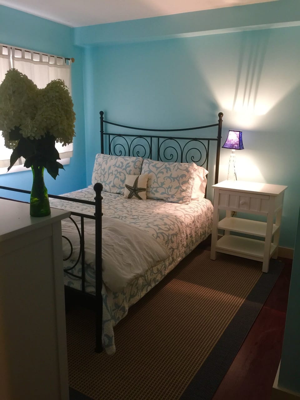 lower level queen bedroom with full bath