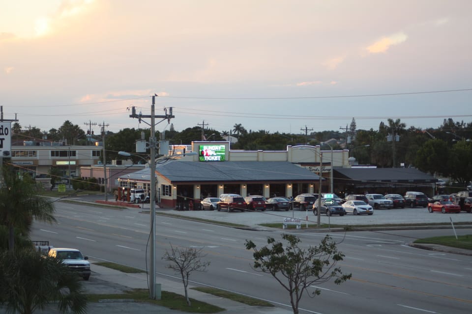 Picture of Ford's Garage from roof top. Easy 5 minute walk.