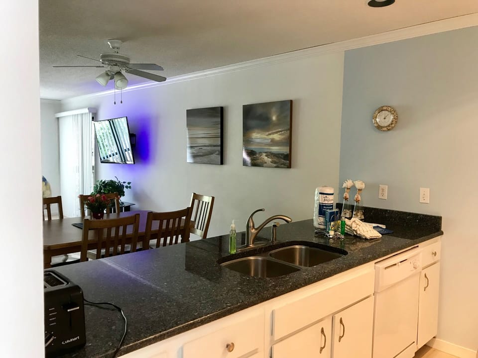Kitchen Amenities on counter for your arrival 