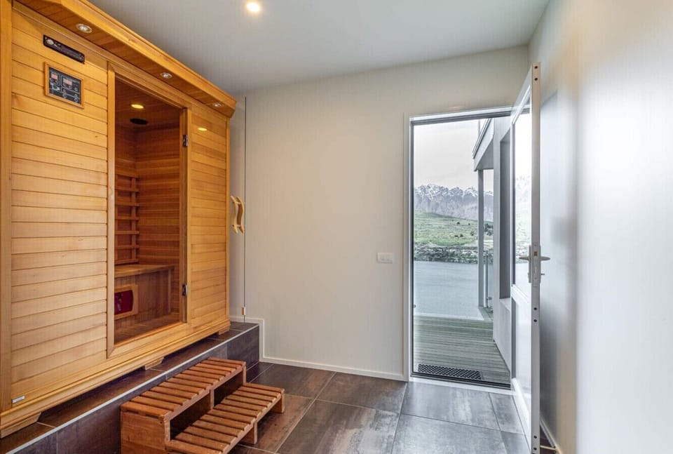 Enjoy your own private infrared sauna.