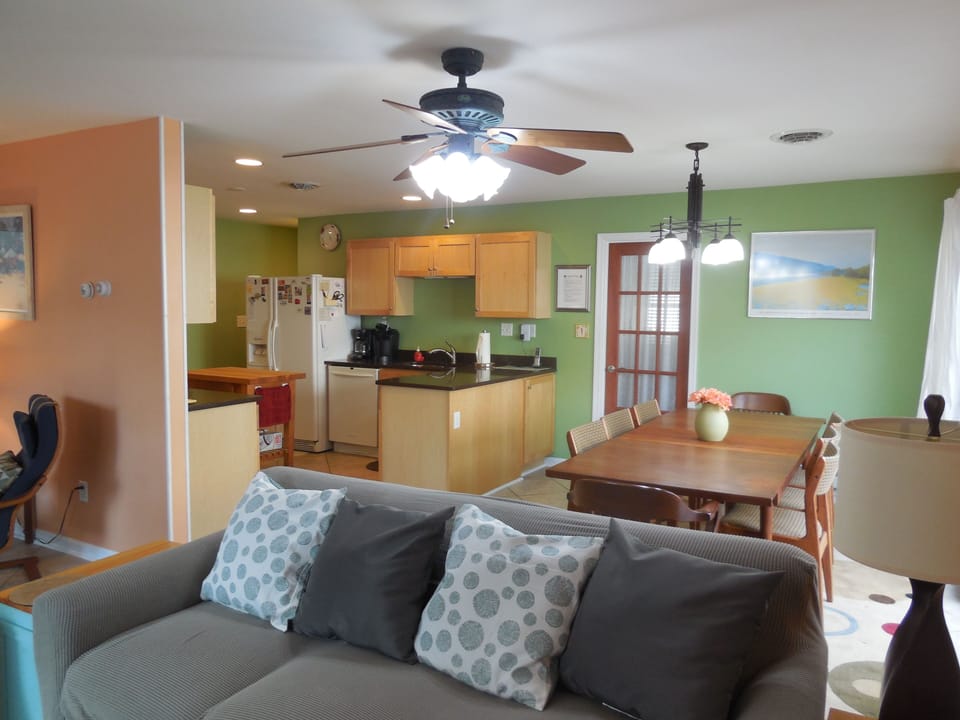 Living Room Open to Dining Room.