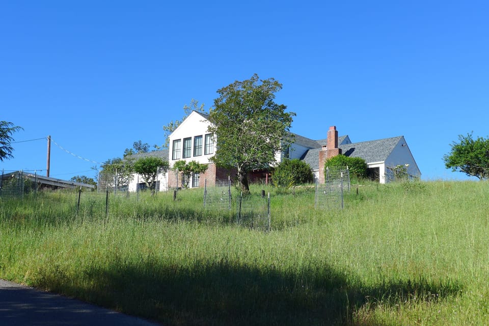 View from front drive