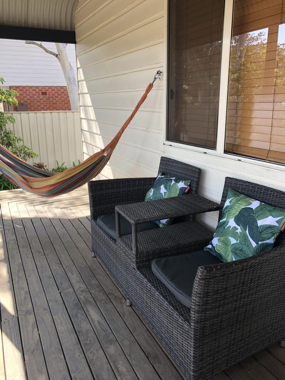 Front relaxation area