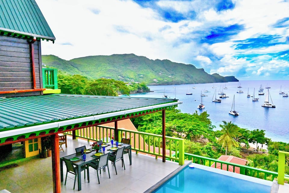Pool and spacious deck areas