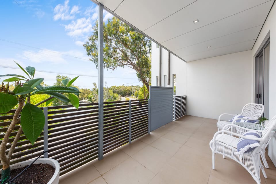 One of many balconies to sit relax and ponder.