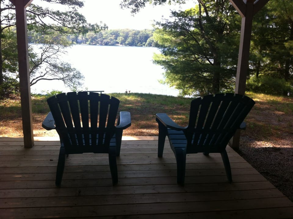View from lower level deck