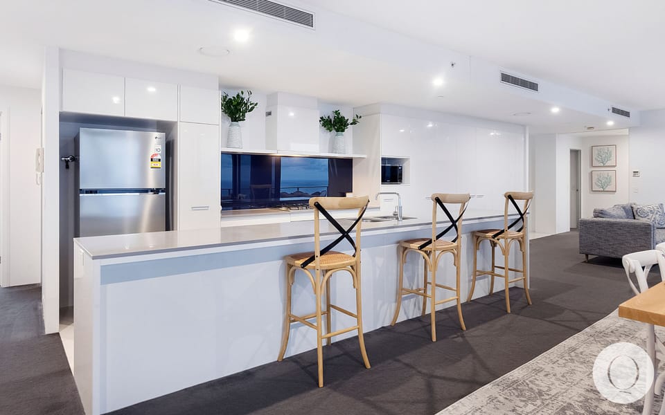 Fully equipped modern kitchen