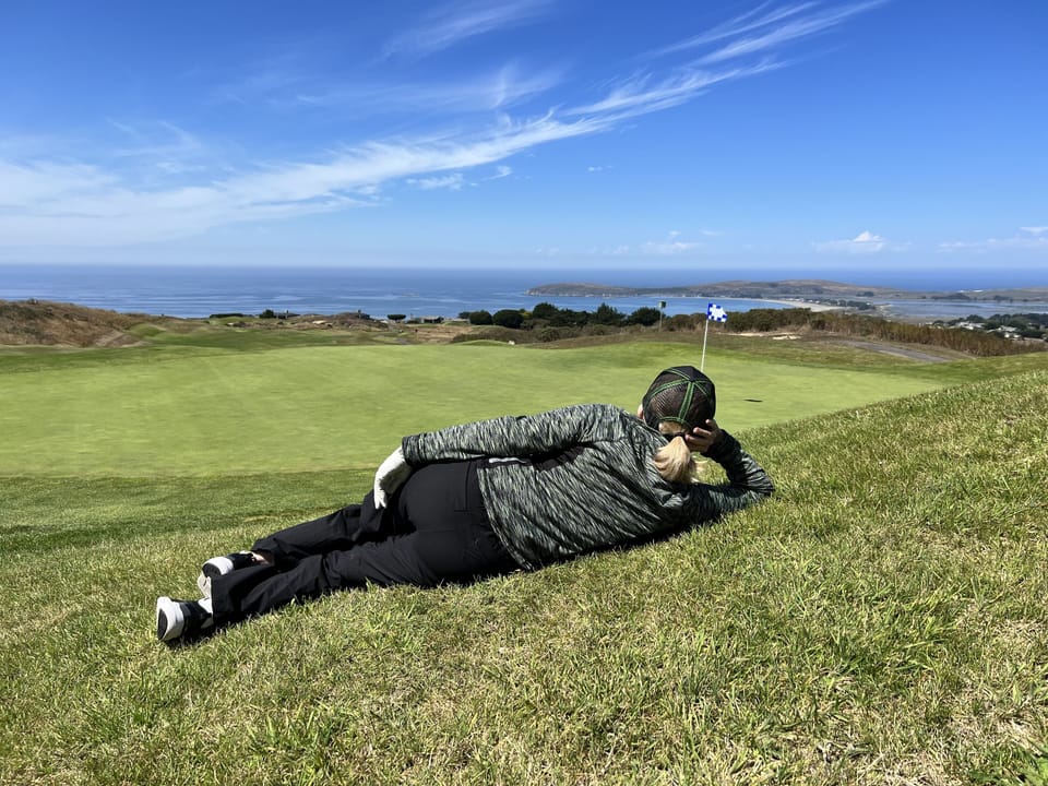 View from our golf course on a stunning day