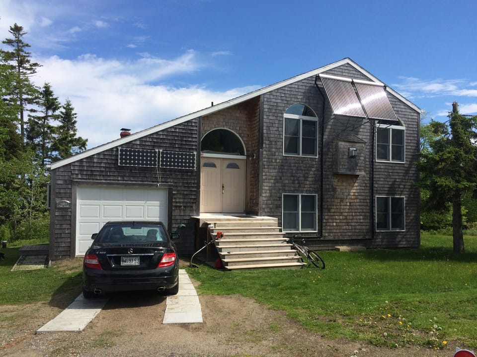 Luxury living.  2 storey Cedar shake house.   
