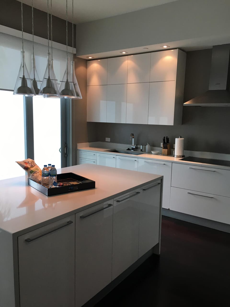 kitchen with italian cabinets, and high end appliances Bosch
