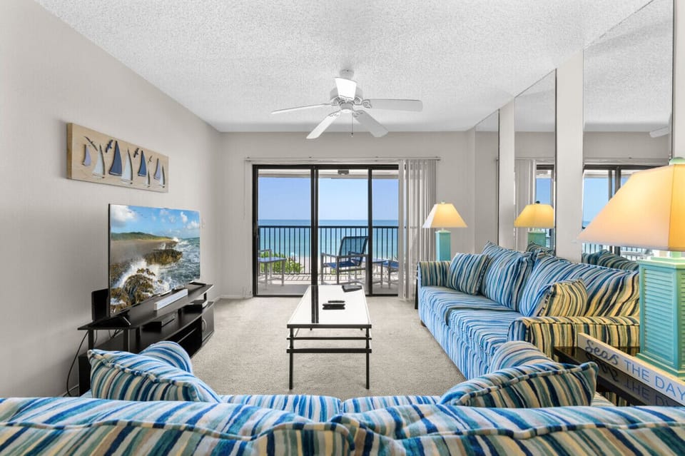 Spacious Living Room with a View