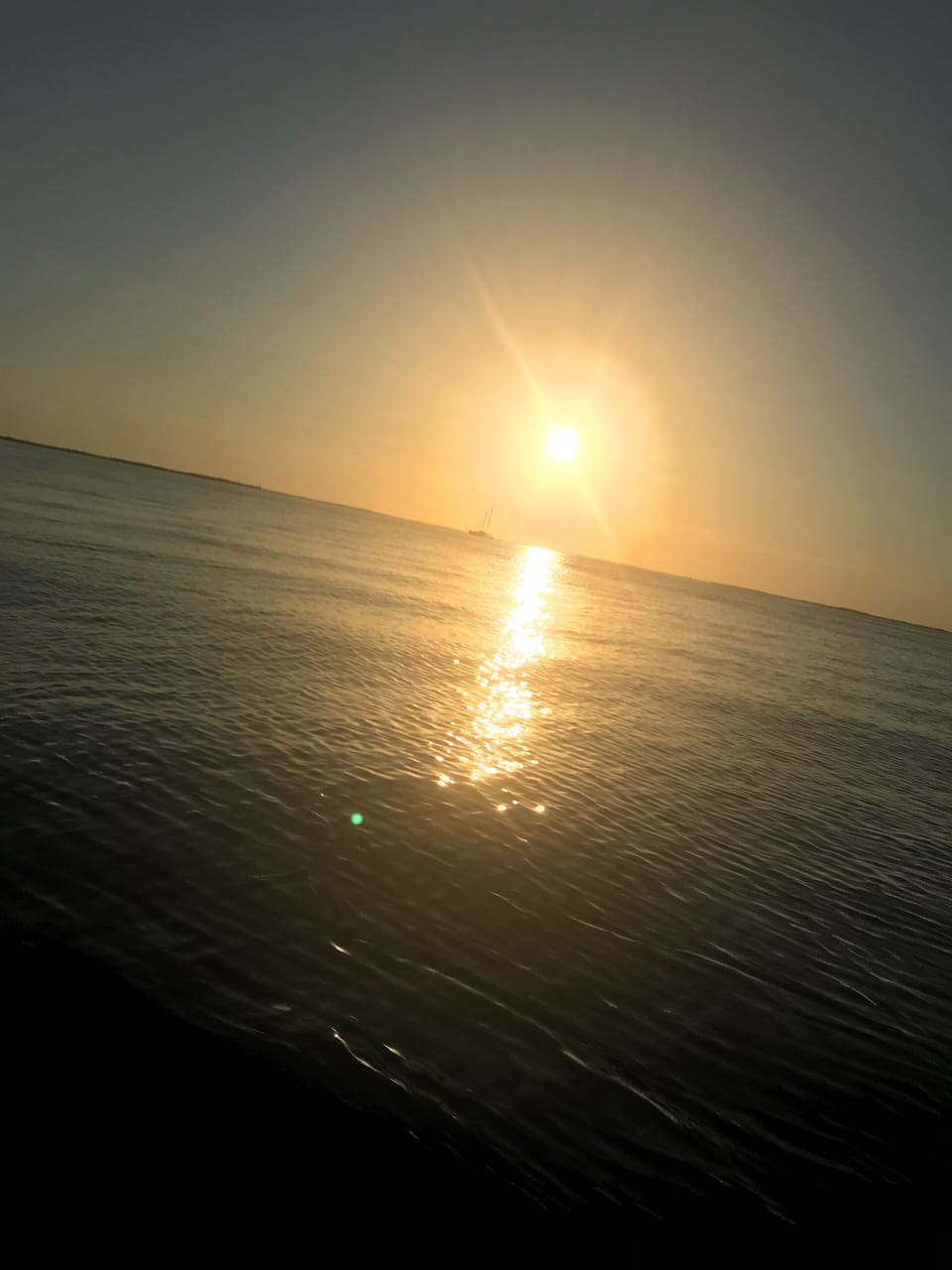 Beautiful sunsets just outside the canal on Lake Surprise 