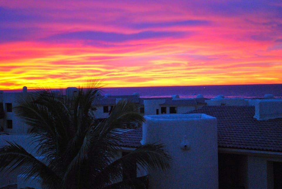 Sunrise from our balcony