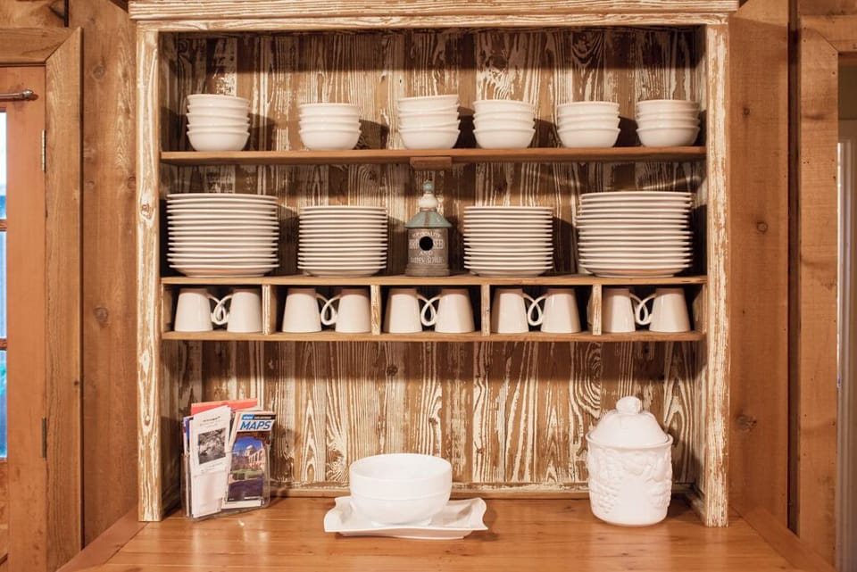 Fully stocked kitchen