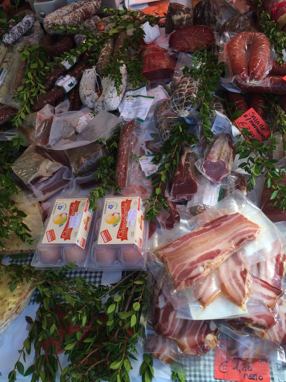 Charcuterie from the local vendors.