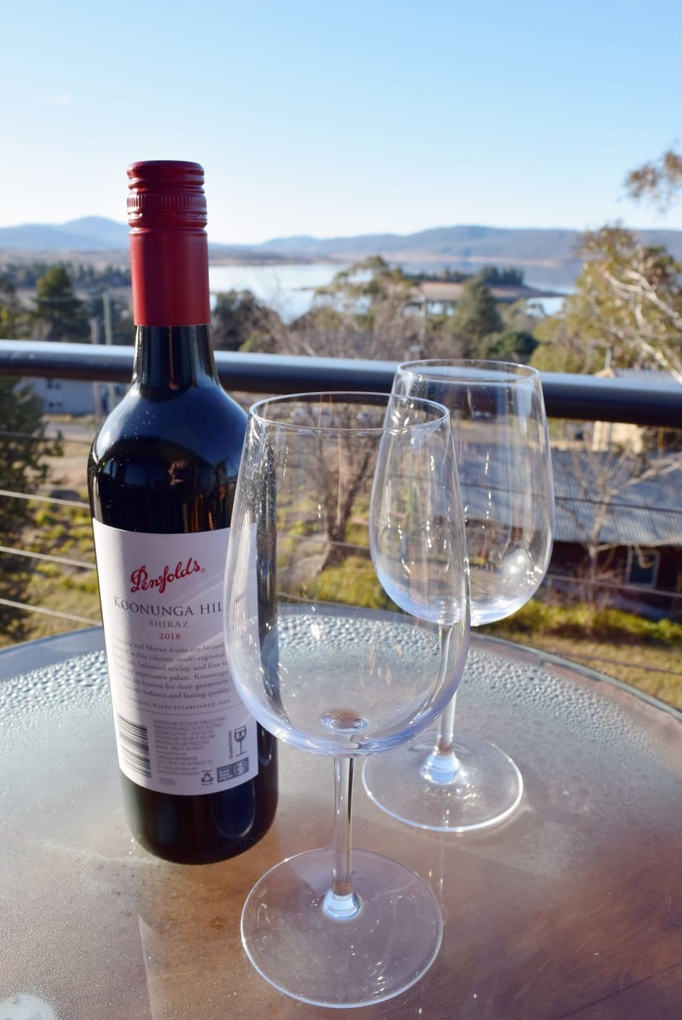 Wine on the deck