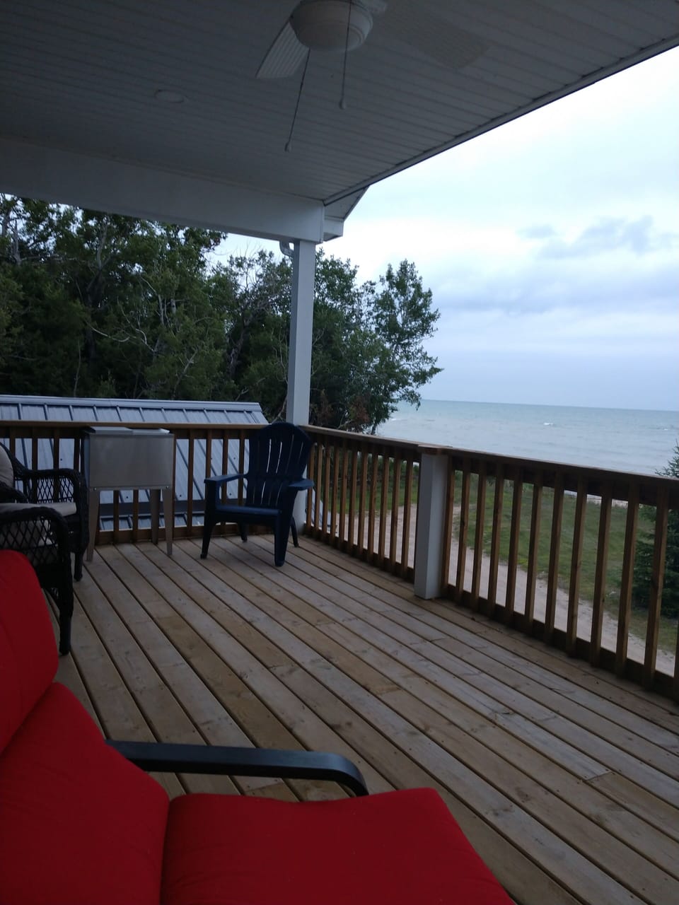 View from upper deck