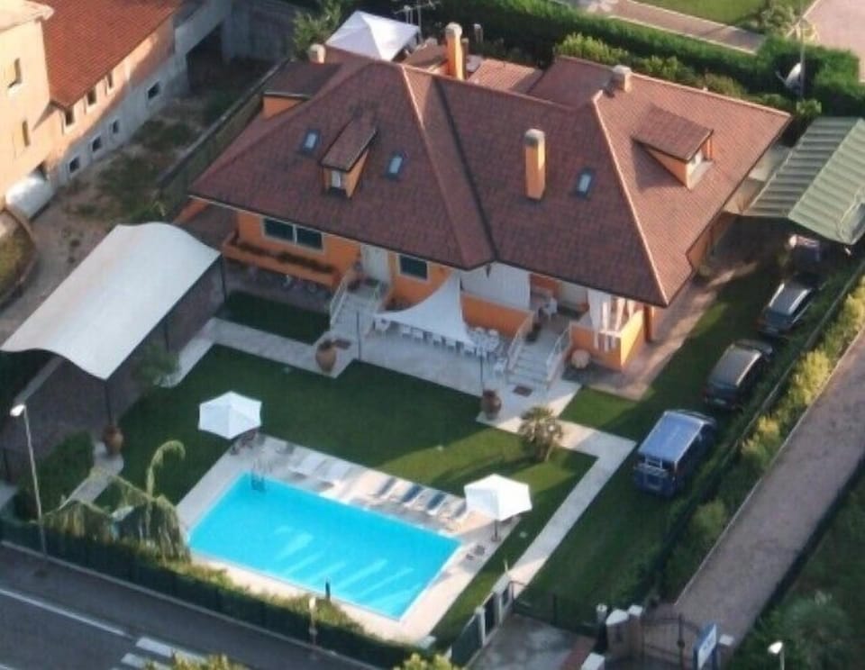 View of Villa Orange from above