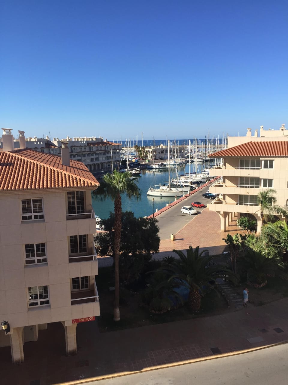 The view from the terrace !