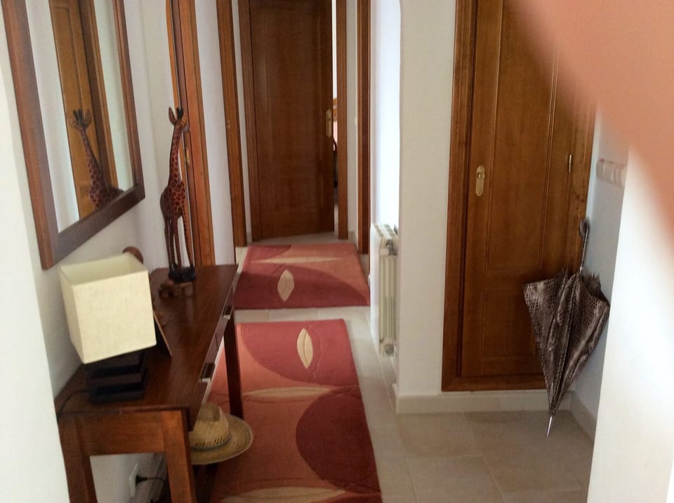 Hallway to bedrooms and bathrooms