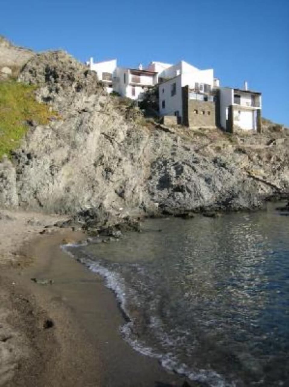 View of the house from the beach.