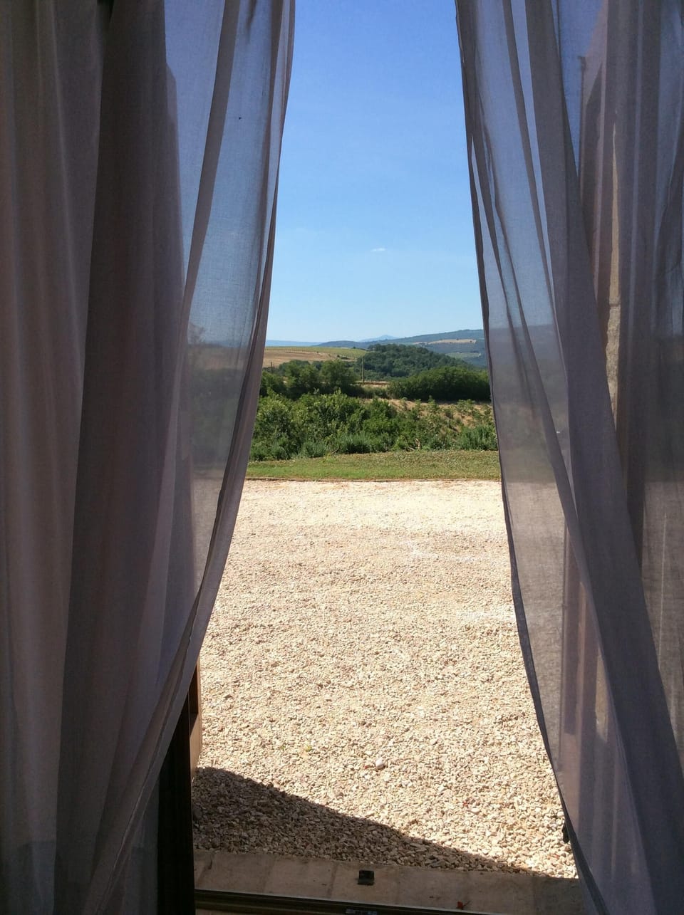 View from all bedrooms. 