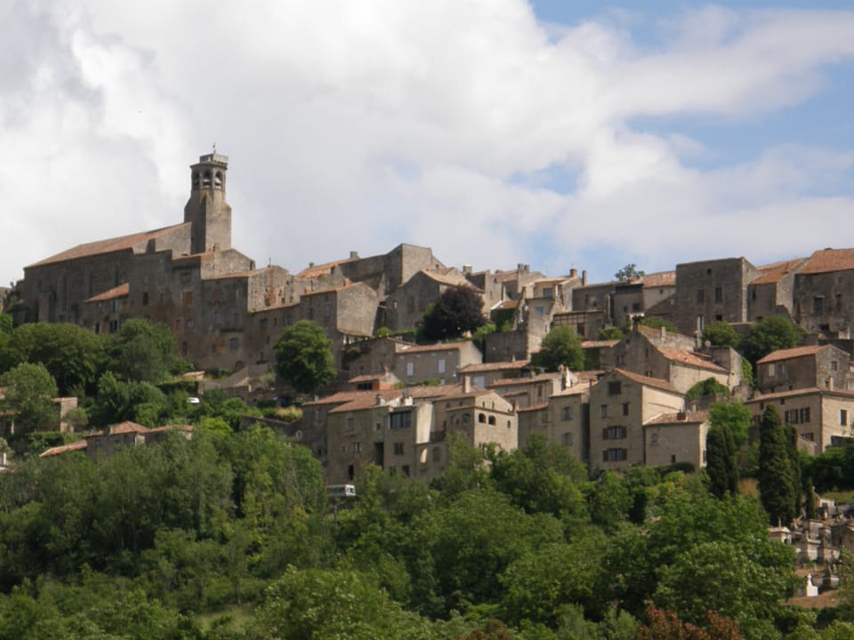 The view of Cordes from the windows of Maison Felix
