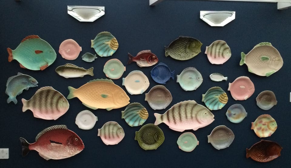 Welcoming the Guests: Conservatory Fish wall