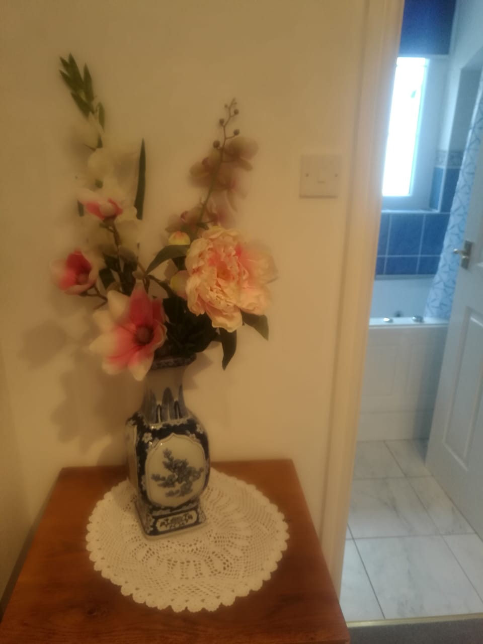 Jetted tub, free toiletries, hair dryer, bathrobes