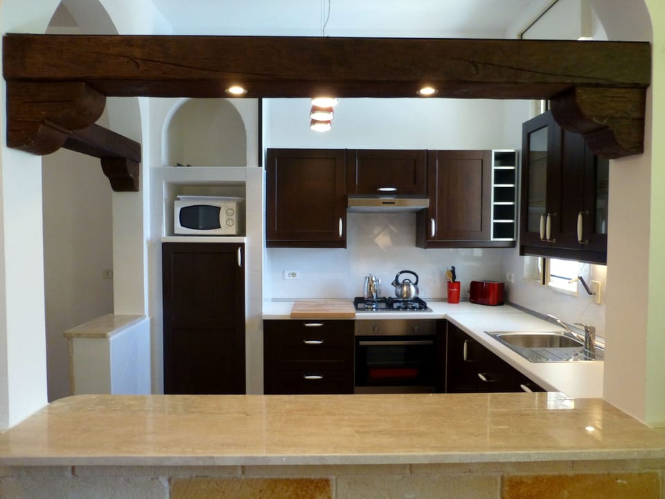 Modern fully fitted and equipped kitchen