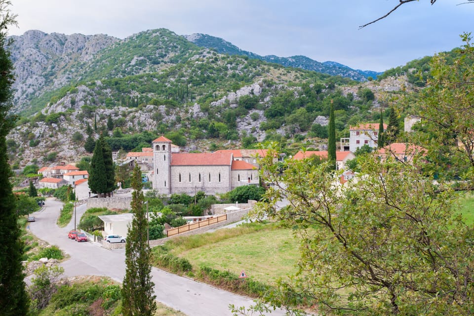 View on the property from distance