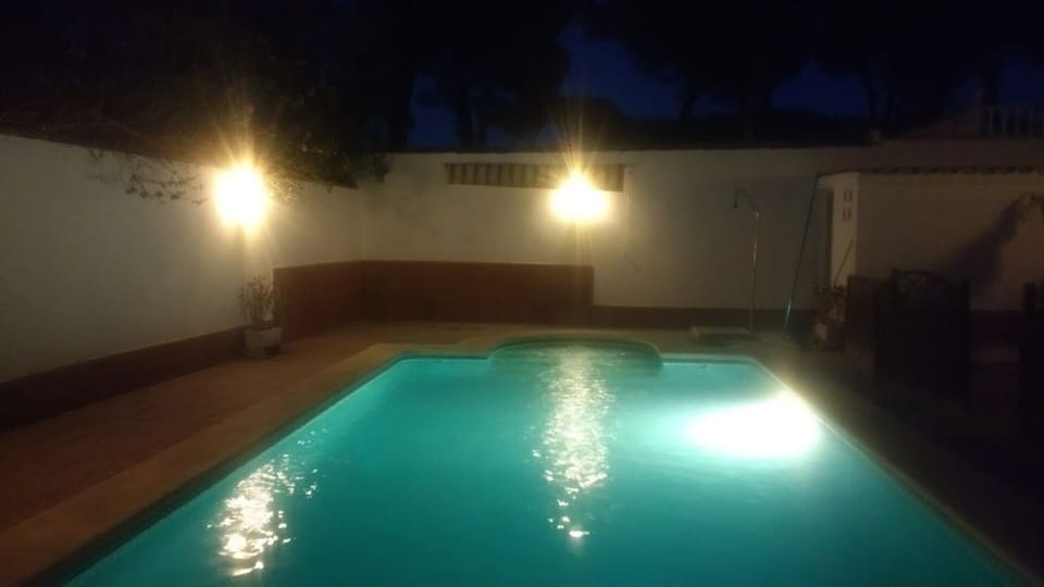 Pool at night