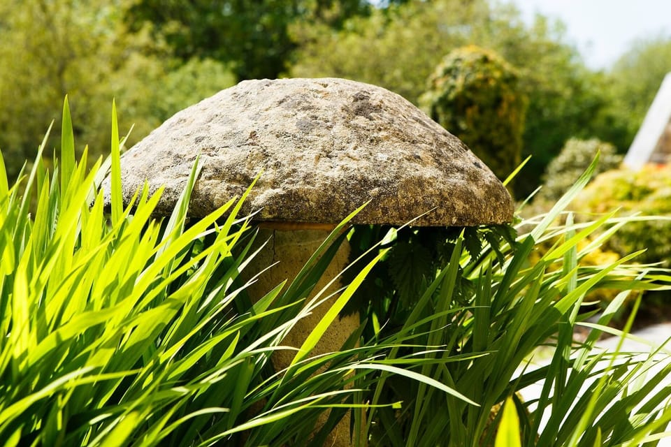 Garden feature ... staddle