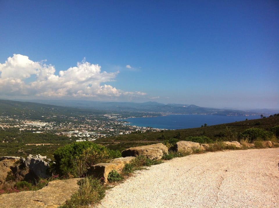 La Ciotat from the Route des Cretes