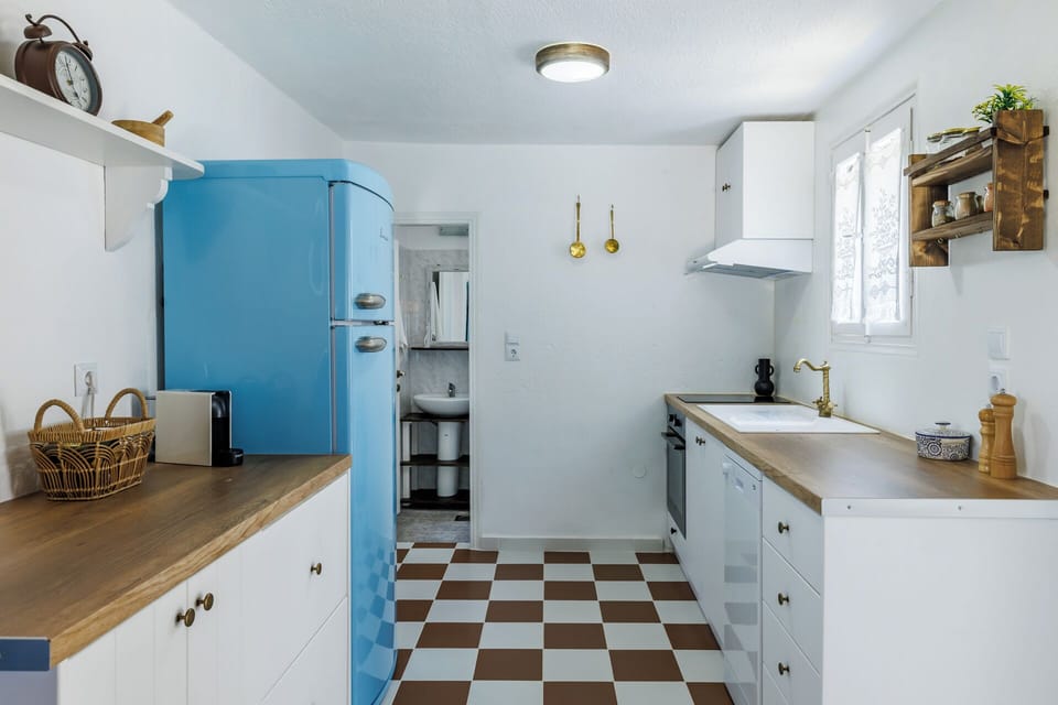 Fully equipped kitchen for home-style meals.