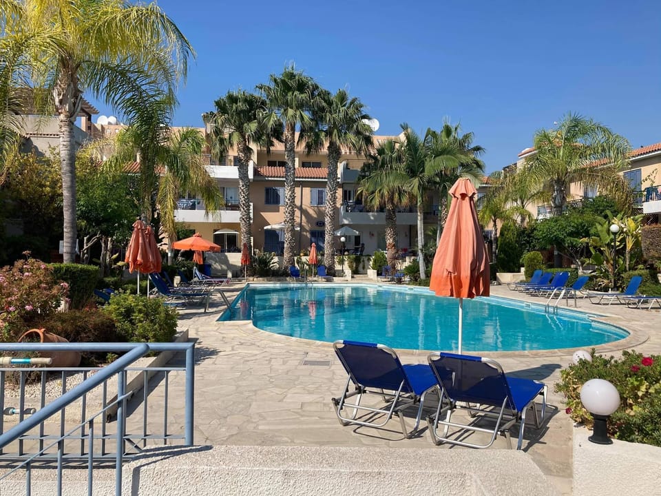 Communal pool area