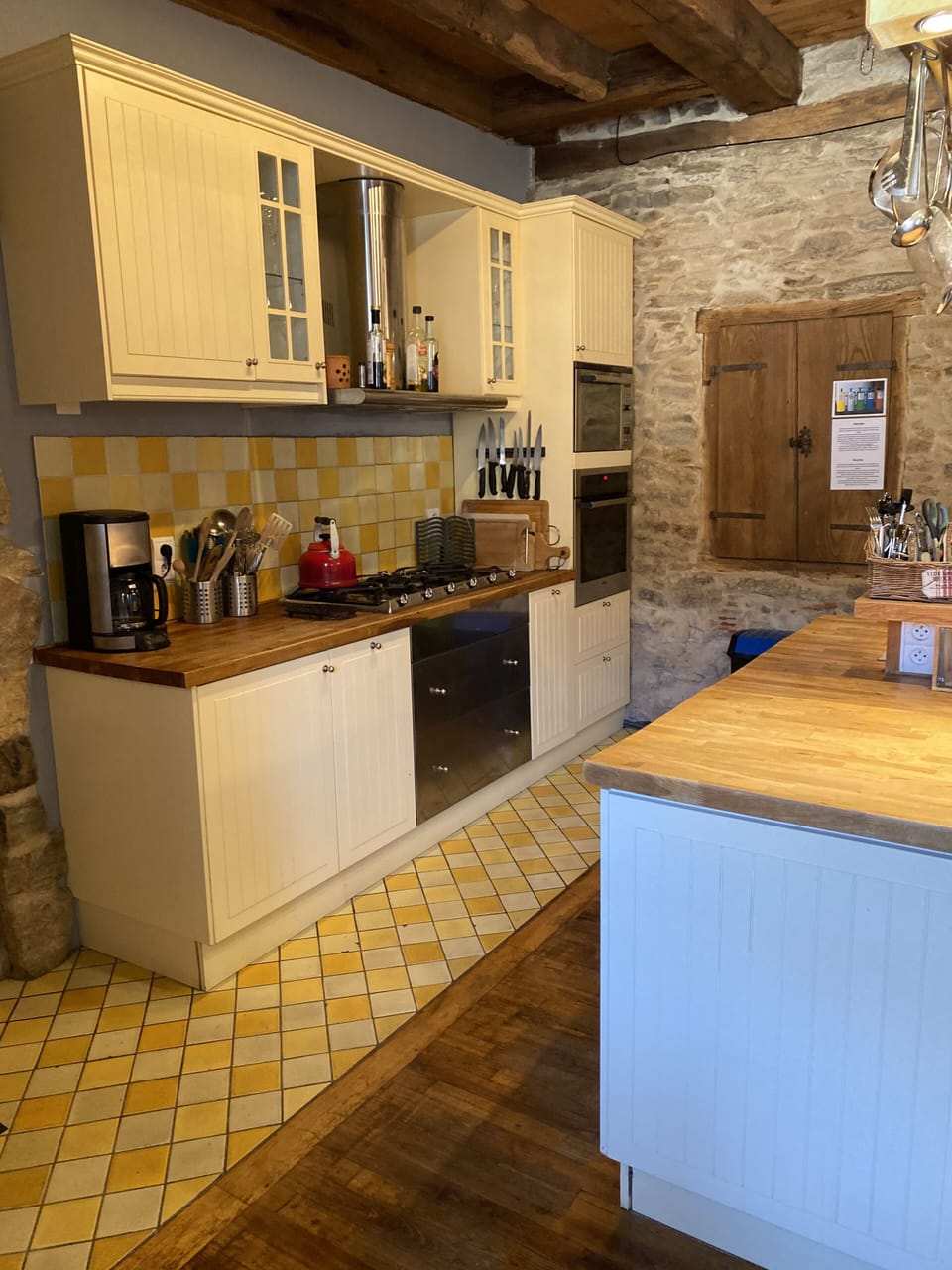 Kitchen - double oven and hob